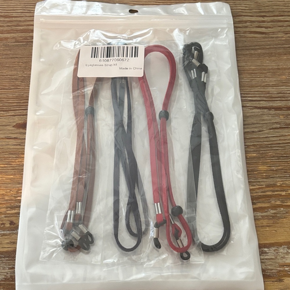 Stylish Lanyards - 4 in Black, Navy Red & Rust
New w/tags